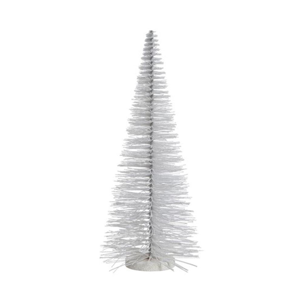 X1PC TREE GLITTER WHITE 50CM