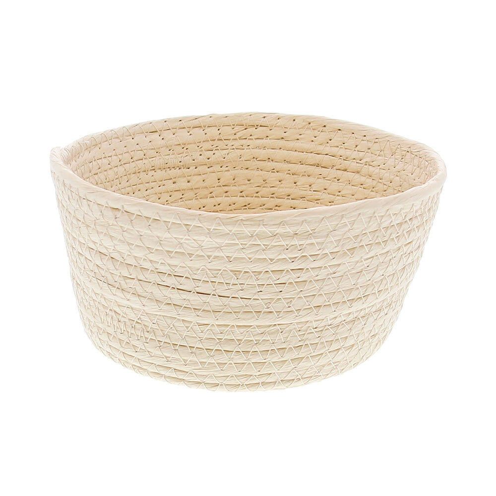 X1ST BASKET ROUND HIGH PAPER CORD WHITE SMOKE MEDIUM