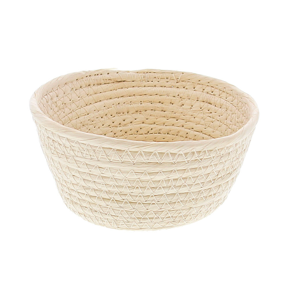 X1PCS BASKET ROND HIGH PAPER GRIS SMALL