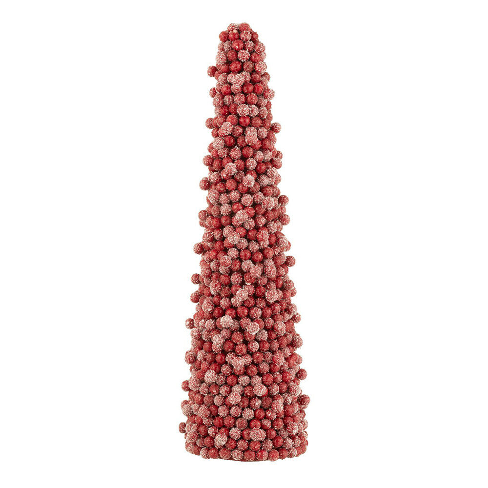 X1PC CONE DECO BERRIES RED BIG 19X19X61CM