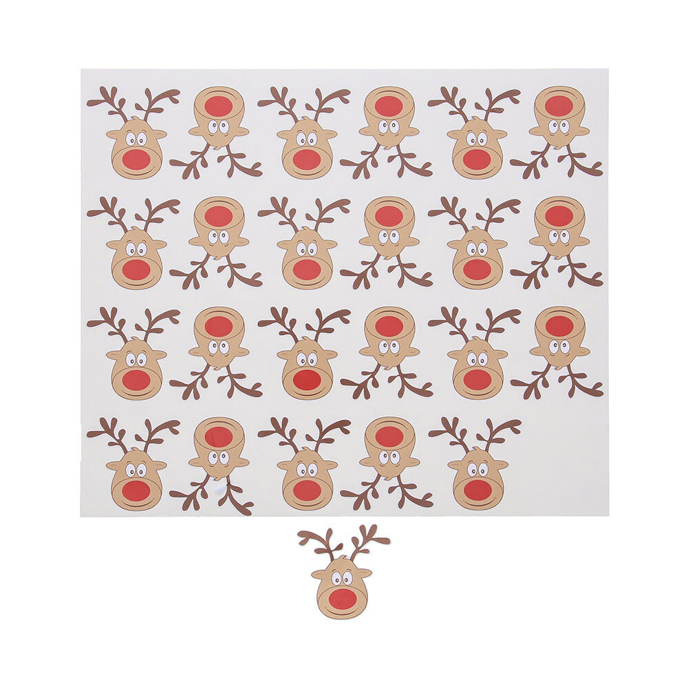 X120PCS STICKERS ELAND "REDNOSE"