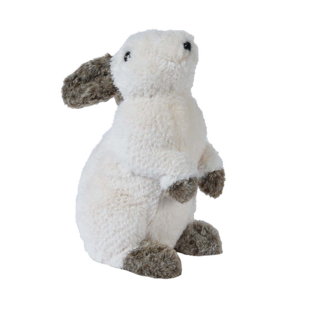 X1PC LAPIN AVEC PATTES GRIS H30CM