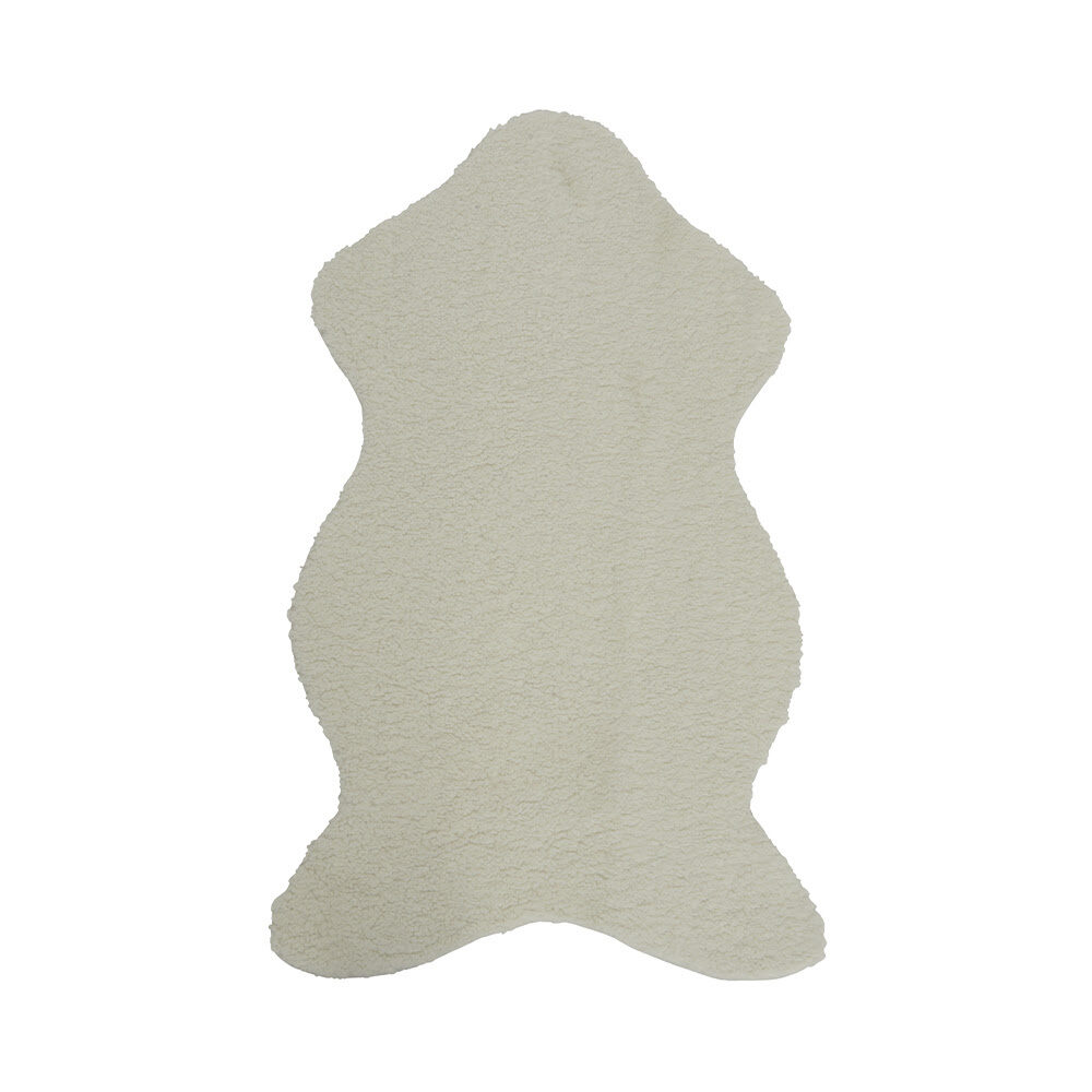 X1PC RUG FAUX FUR WHITE 50X90X0,5CM
