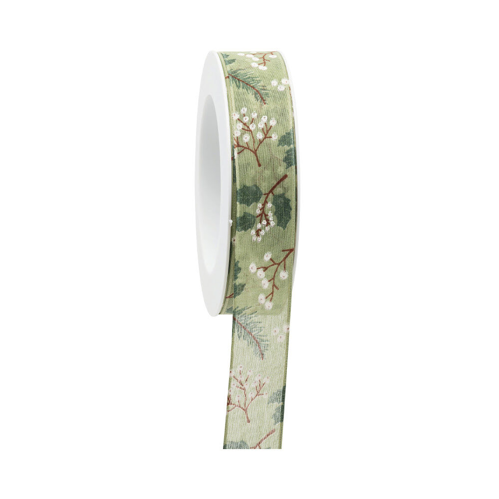 X1PC RIBBON WALDFETE GREEN 25MMX18M