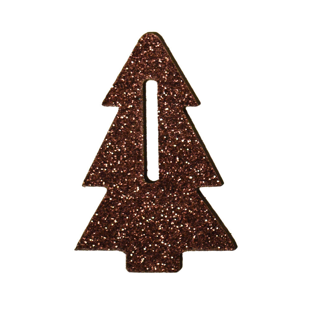 X12PCS SHINNING TAG TREE 4X6CM