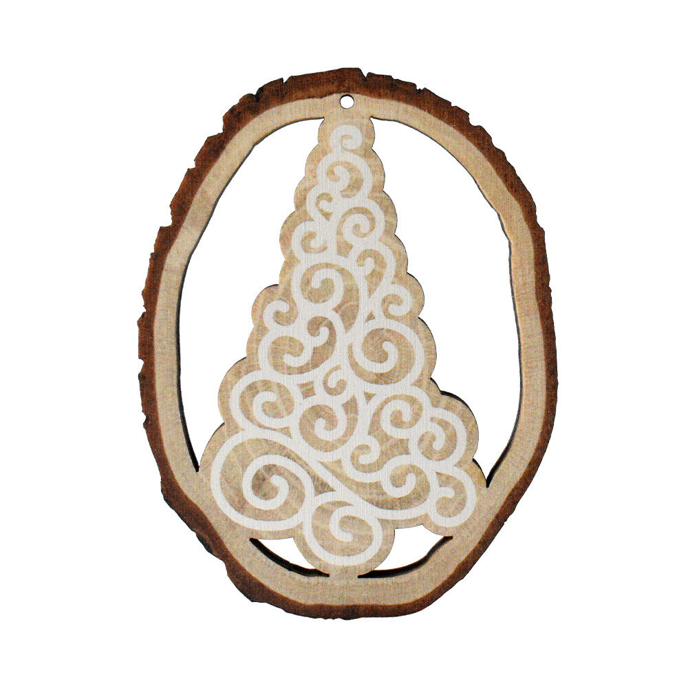 X1PC CARVED TRUNK TREE 9X12CM