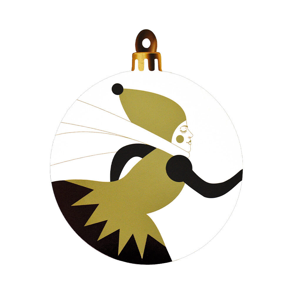 X1PC DREAMER BALLS 32CM GOLD BLACK