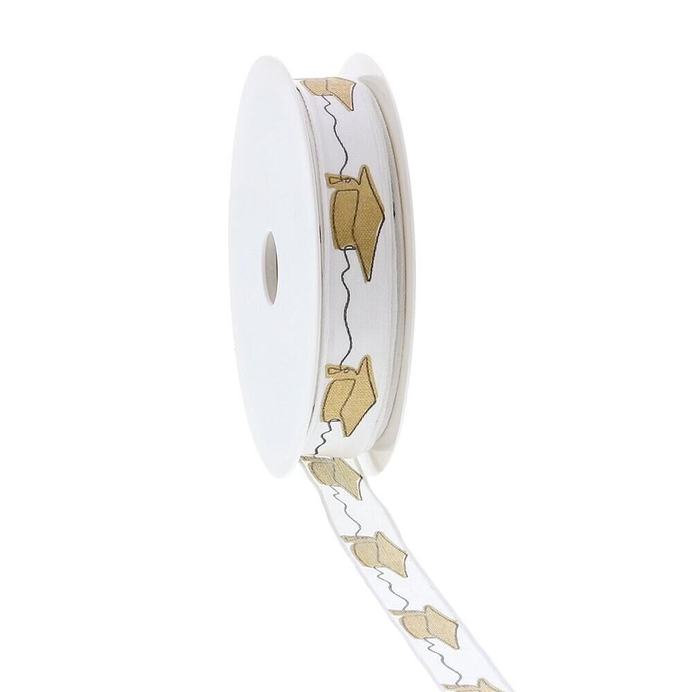 X1PC RUBAN CHAPEAU DE REMISE DE DIPLÔME 15MMX20M