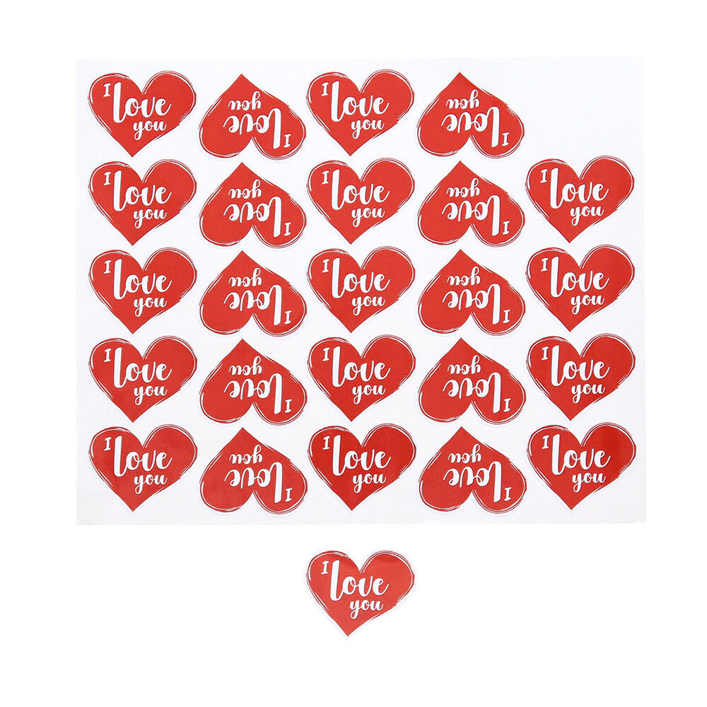 X125ST STICKERS I LOVE YOU 5CM