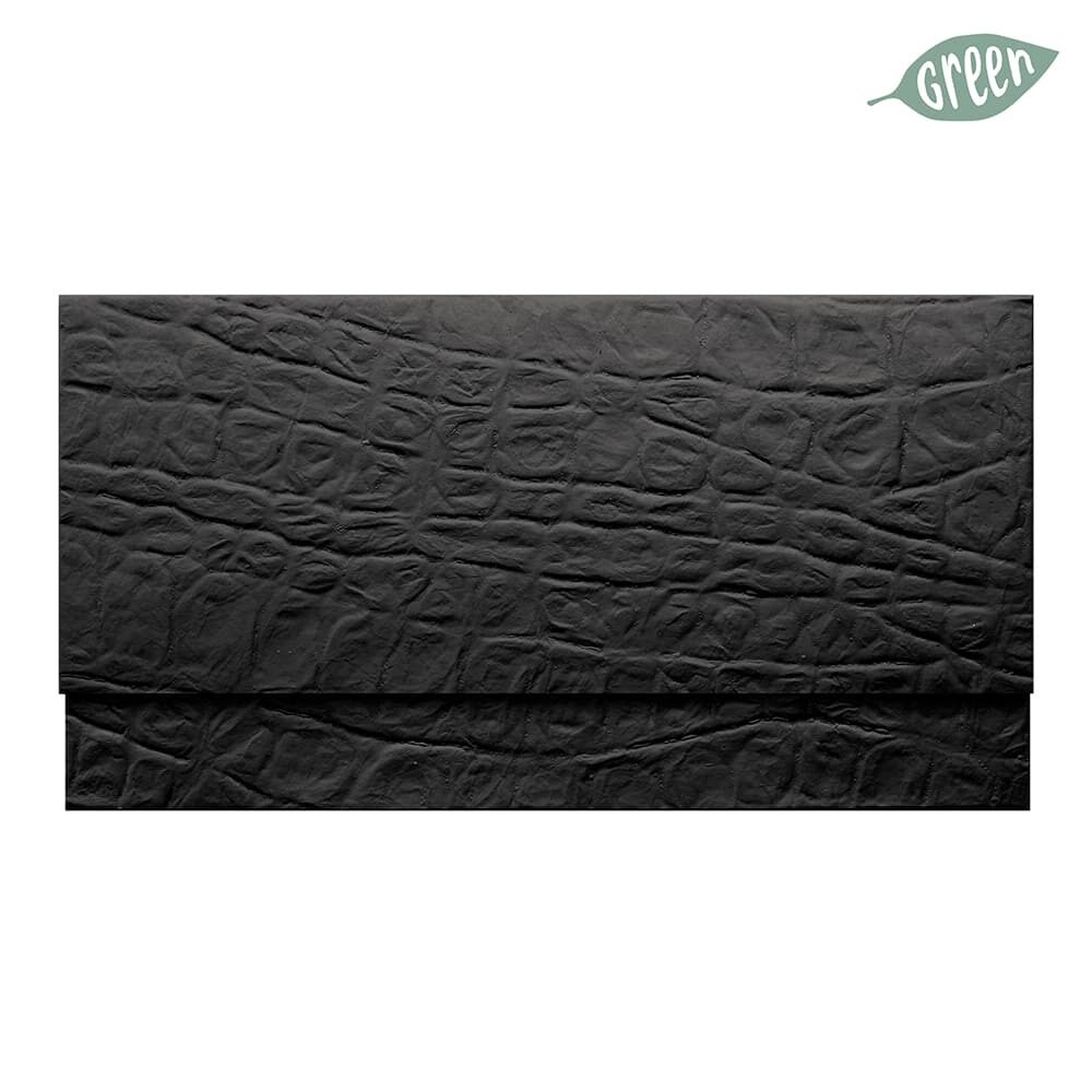 X5PCS ENVELOPE CROCO BLACK 13,5X24CM