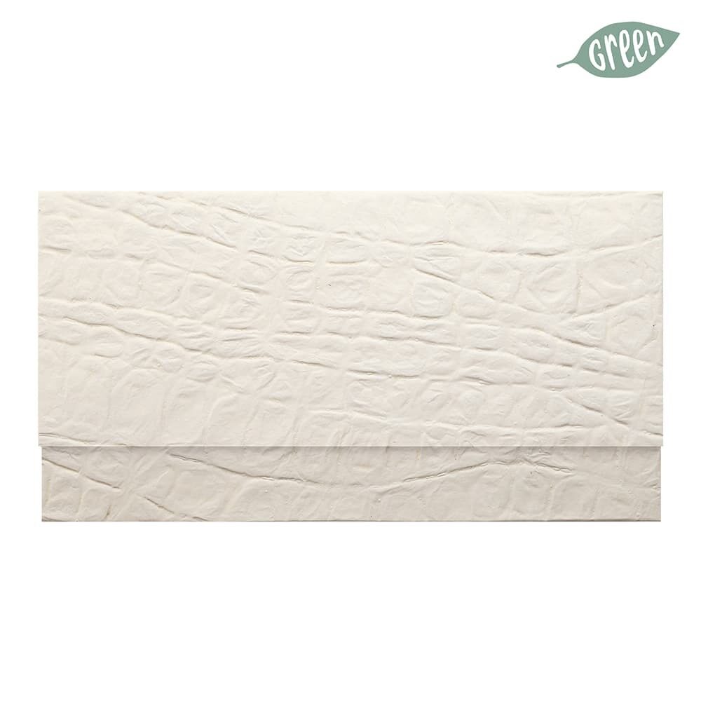 X5PCS ENVELOPE CROCO WHITE 13,5X24CM
