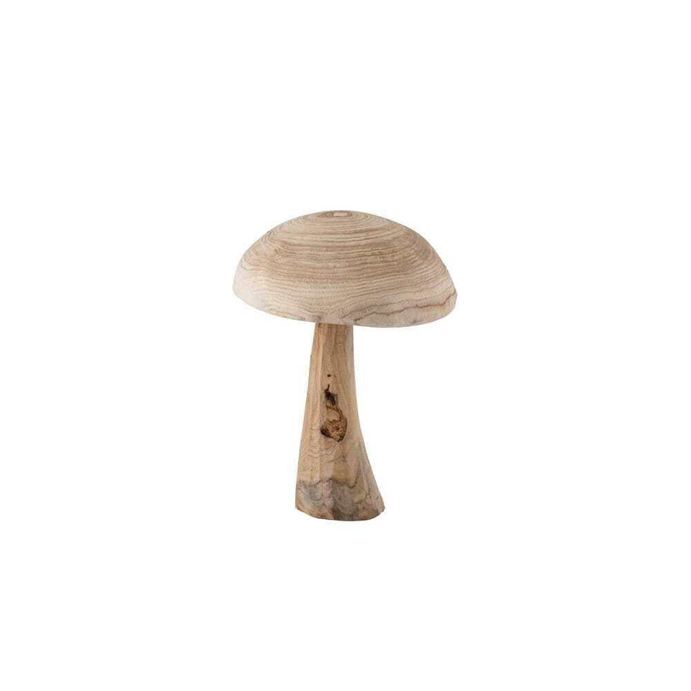 X1PC BOIS EN CHAMPIGNON H38.5CM