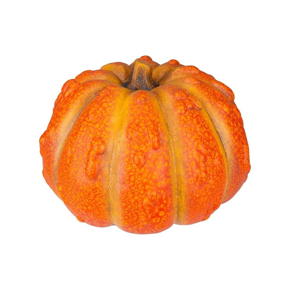 X1PC PUMPKIN GRAINY ORANGE 24.1X23.6X15.8CM