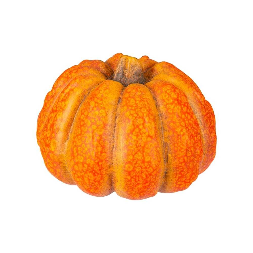 X1PC PUMPKIN GRAINY ORANGE 11.6X11.5X8.4CM