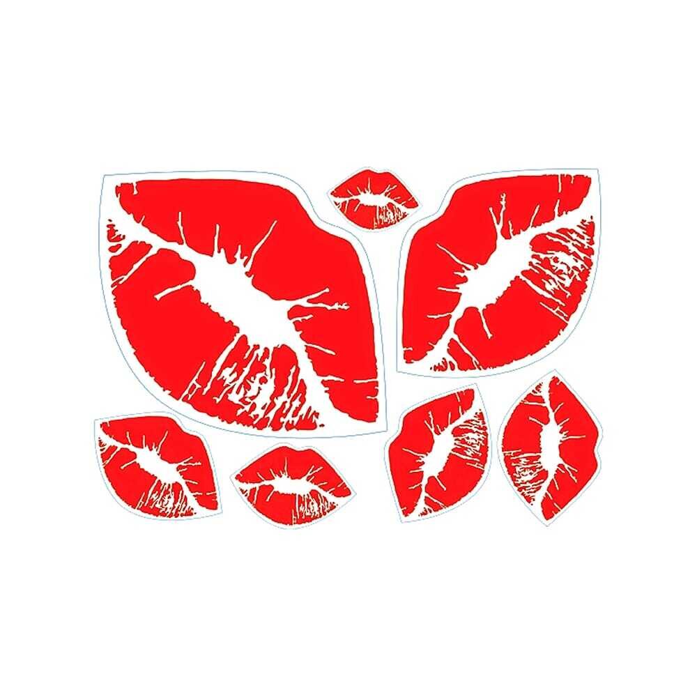 X7PCS PANCARTE "KISS"