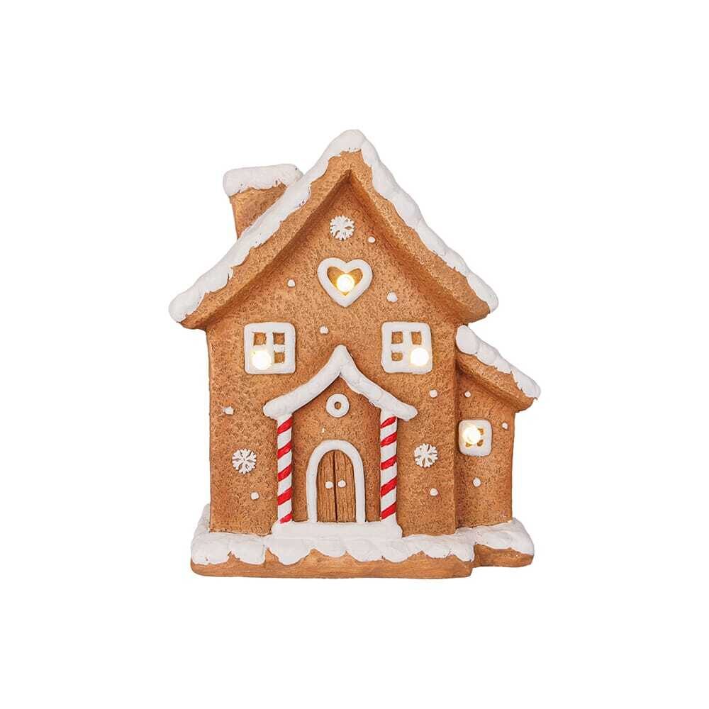 X1PC MAISON DE NOËL COOKIE LED 34X16X38CM