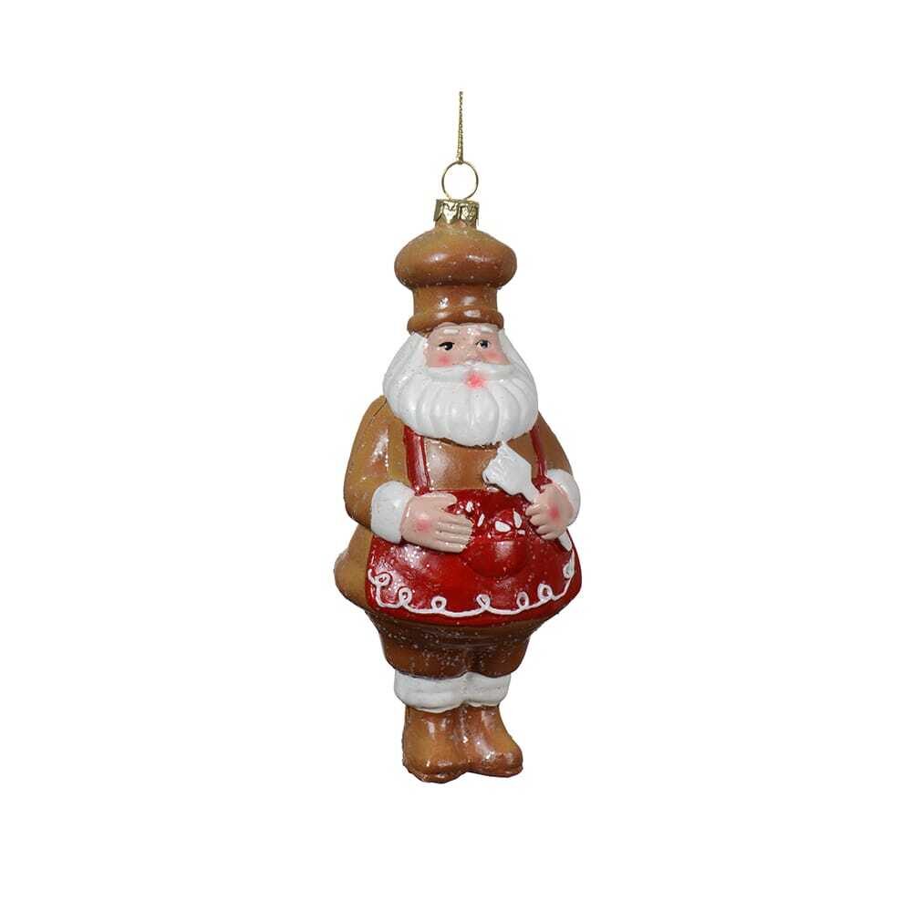 X1PC PENDENTIF PERE CLAUS 17,5CM
