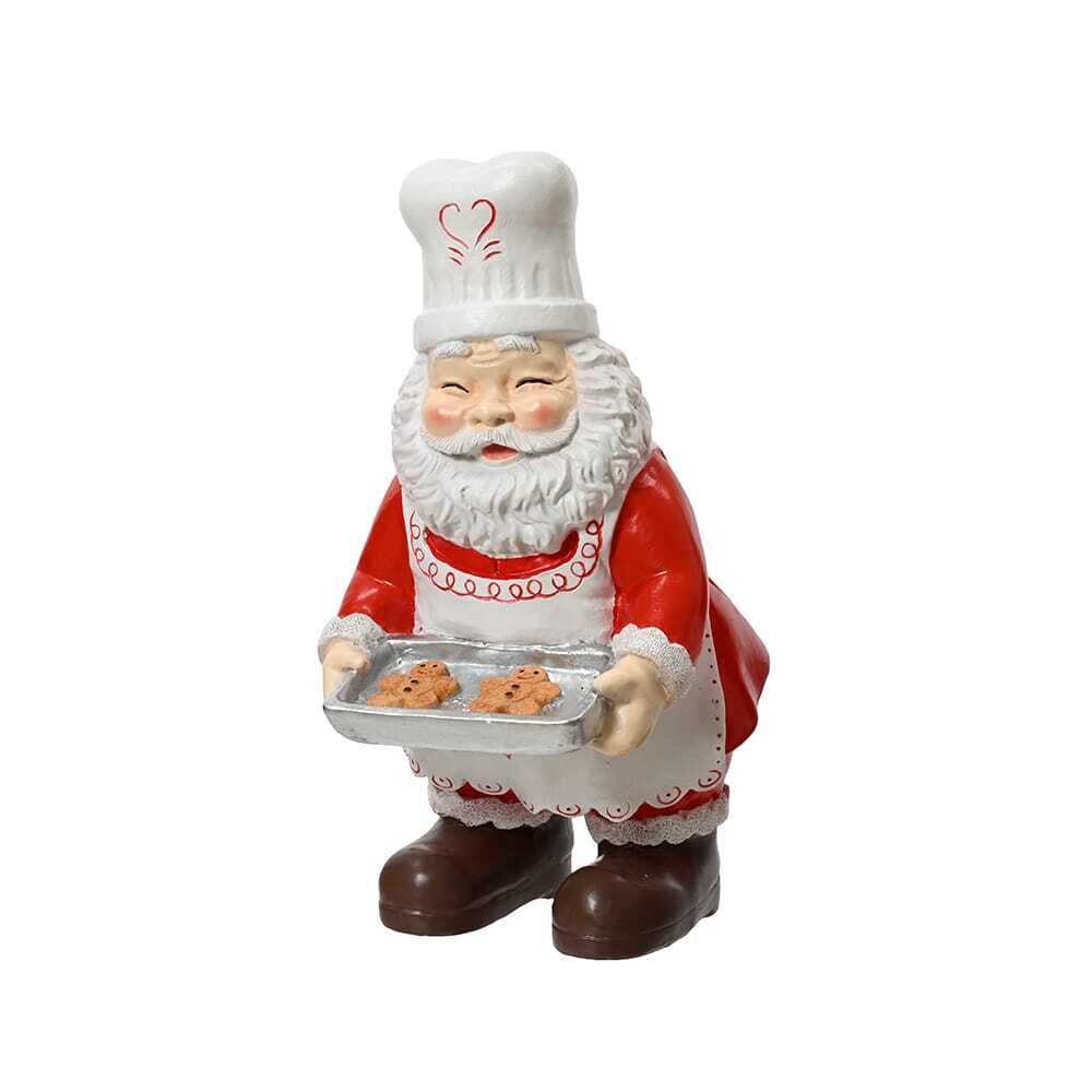 X1PC SANTA CLAUS BAKER 28,3CM