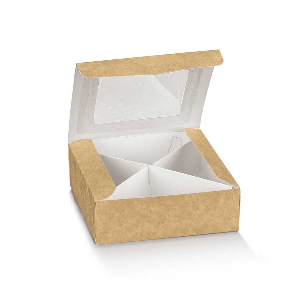 X10PCS BOÎTE KRAFt 10X10X4CM