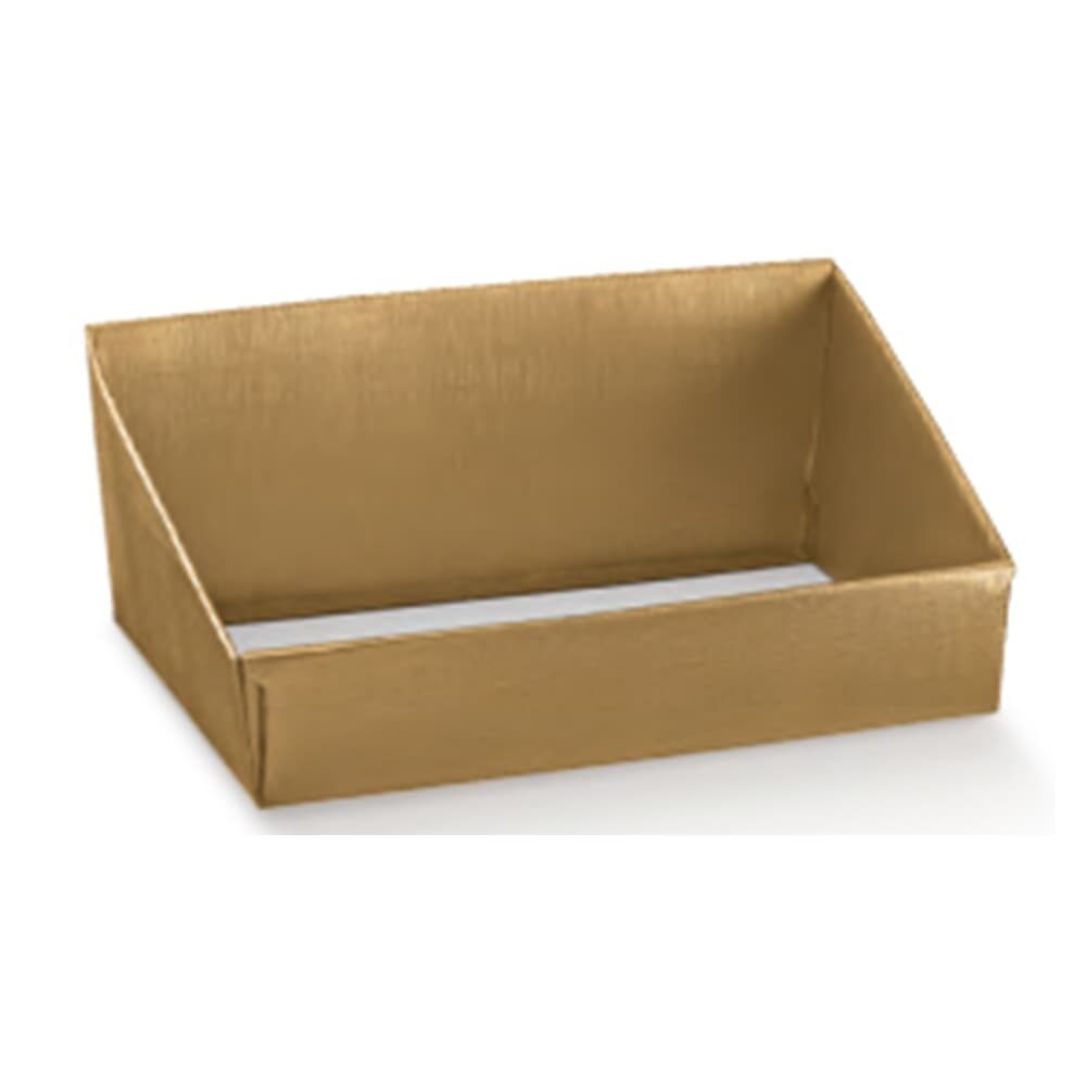 X1PC PANIER OR CARTON A DOSSIER HAUT 31X24X10,5CM