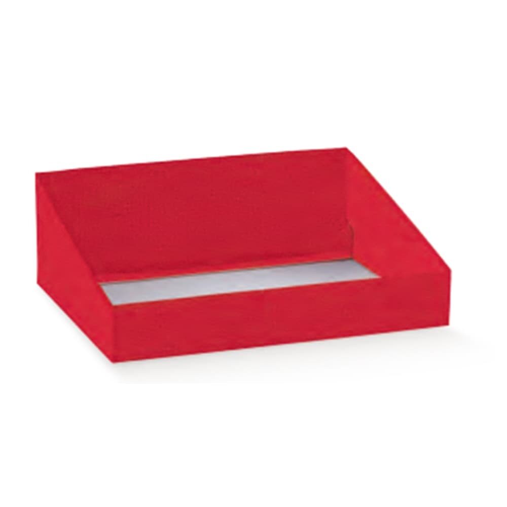X1ST MAND ROOD KARTON MET HOGE RUG 31X24X10,5CM