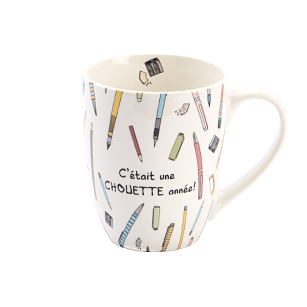 X1PC TASSE "CHOUETTE ANNEE"
