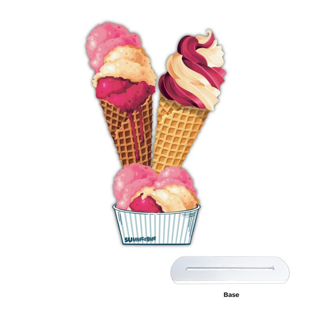 X1PC SUMMER TIME ICE CREAM 50CM
