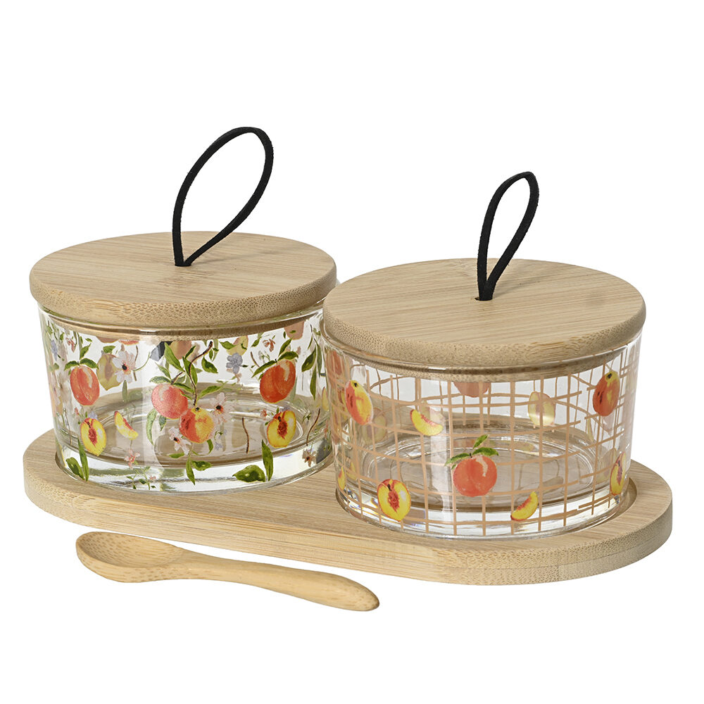 X1PC TAPAS SET WITH PEACH