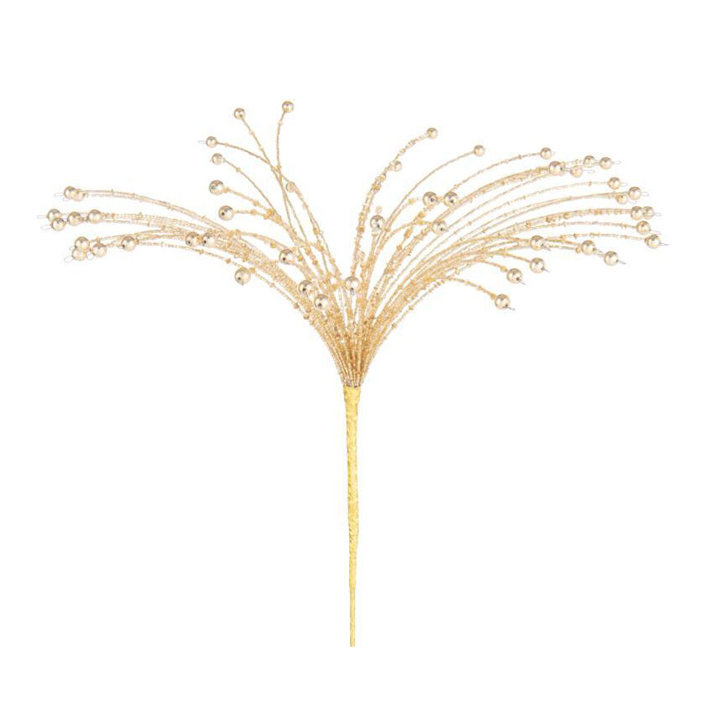 X1PC BRANCH IN IRON GOLD 60CM