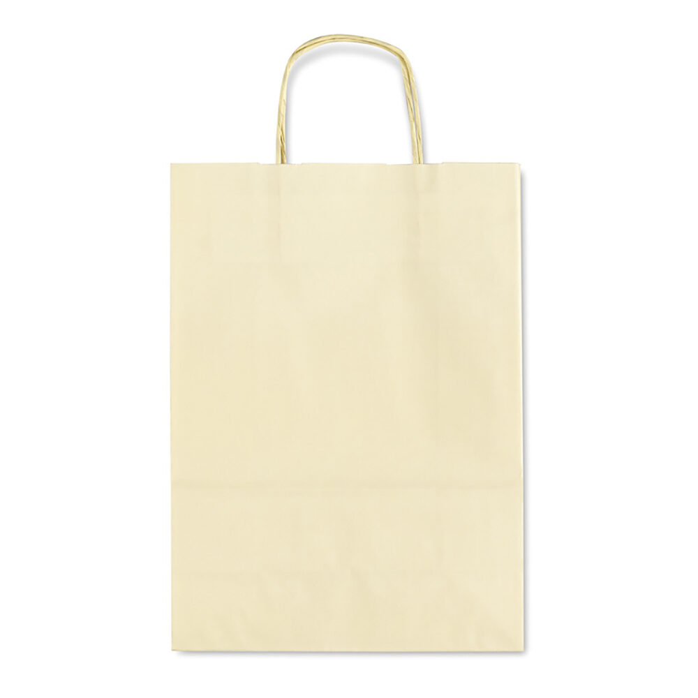 X25PCS BAG IN KRAFT CREME 22X10X27CM
