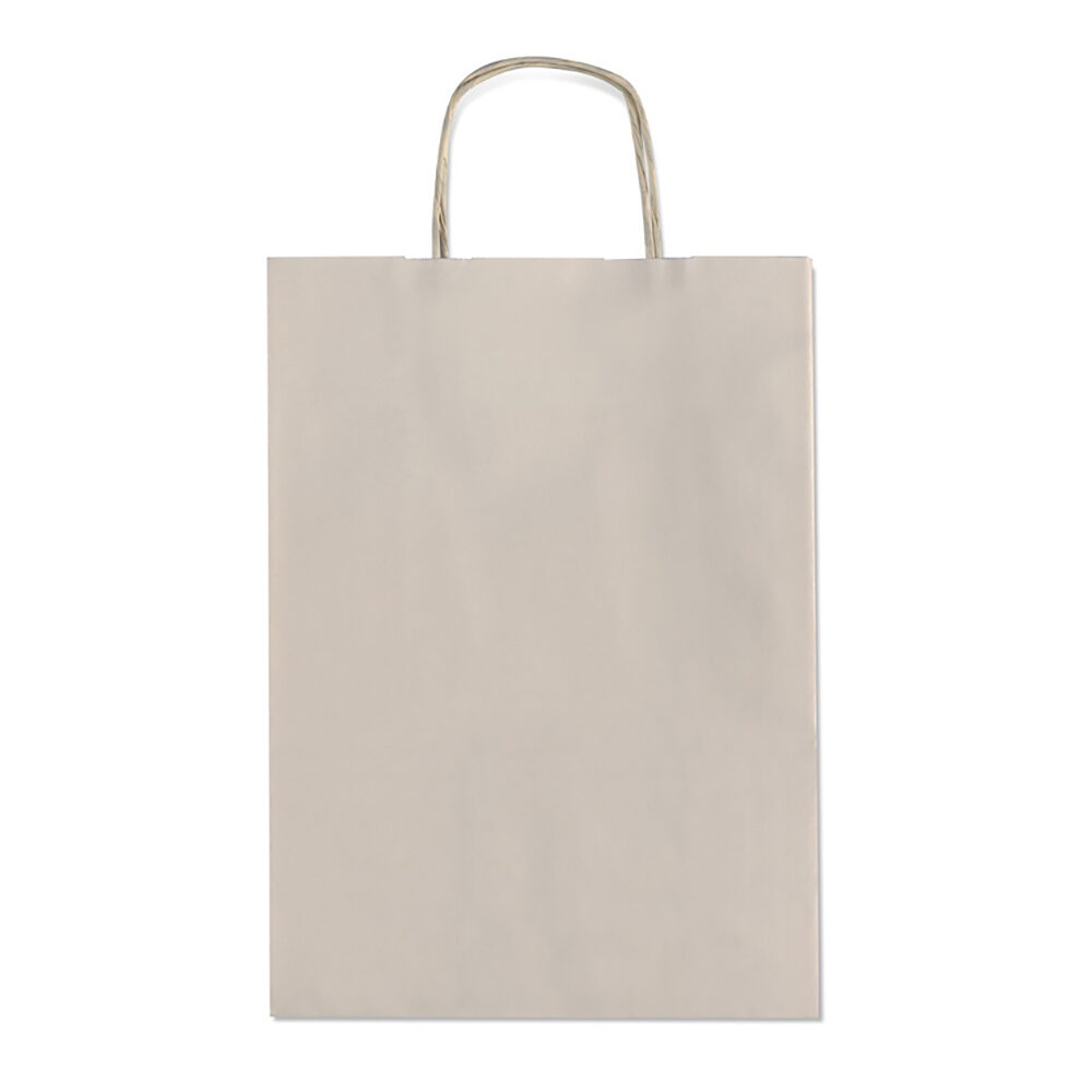 X25PCS BAG IN KRAFT GRAY 26X12X36CM