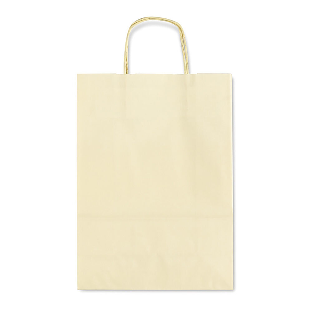 X25PCS BAG IN KRAFT CREME 26X12X36CM