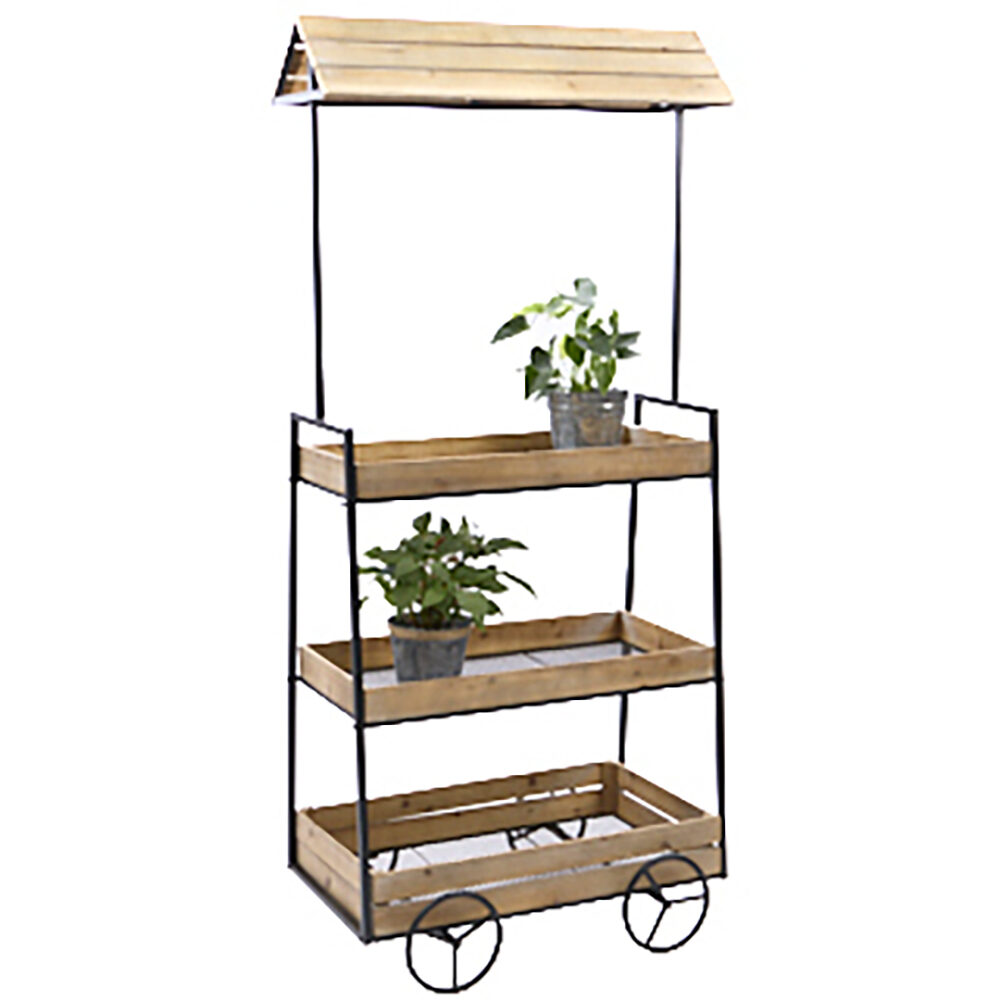 X1PC PRESENTATION CART BLACK H170