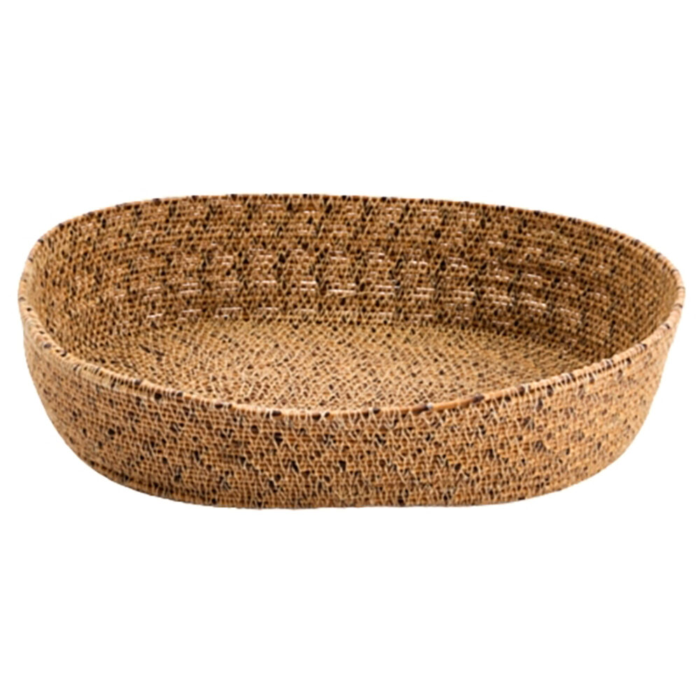 X1PC BASKET OVAL BROWN 29CM