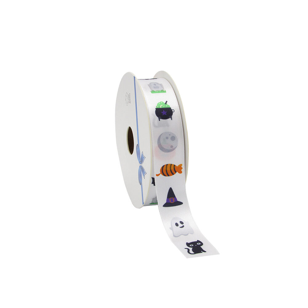 X1PC RIBBON HALLOWEEN WHITE 20MX23MM