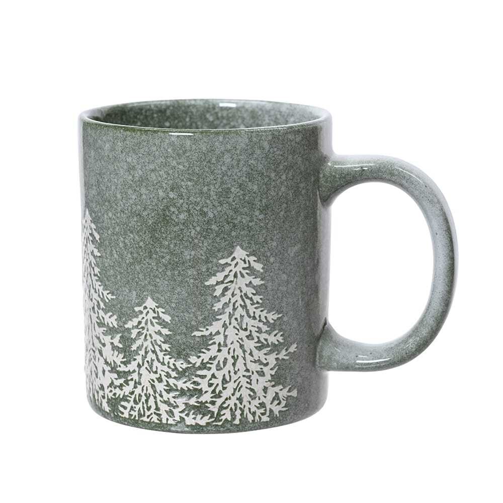 X1PC MUG GREEN CHRISTMAS TREE