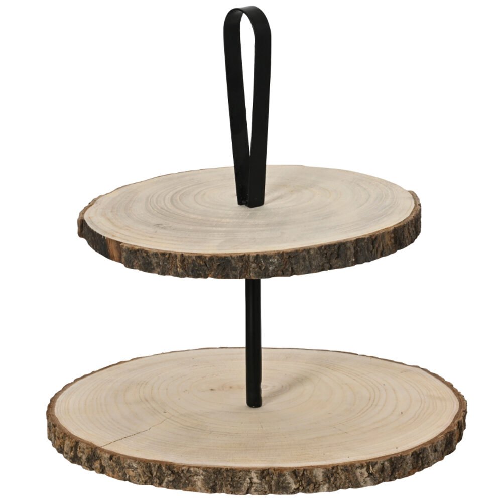 X1PC ETAGERE WOOD 36CM