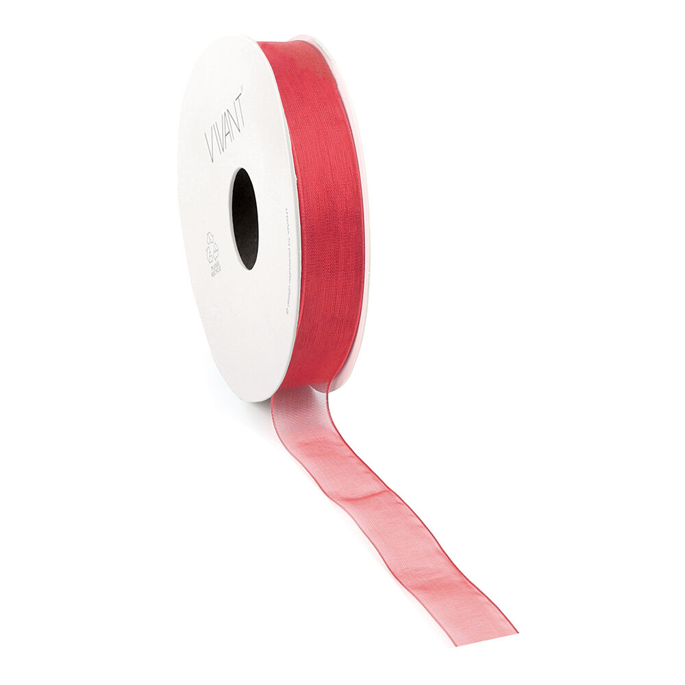 X1PC RIBBON ORGANZA RUST 50MX15MM