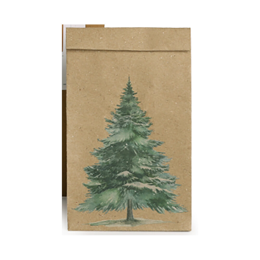 X1PC PAPERBAG CHRISTMAS TREE 22X11X6CM