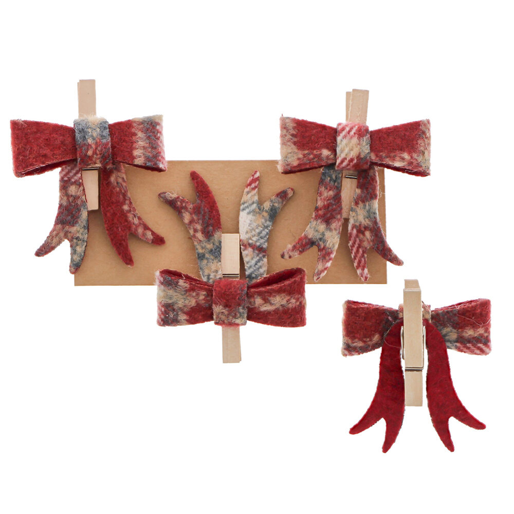 X4PCS CLIP NOEUD CARREAU