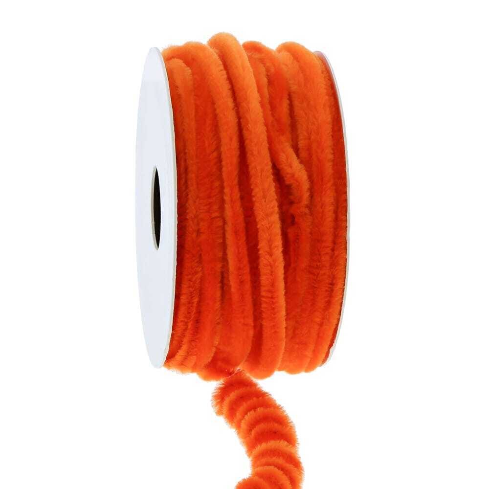 X1PC CORD CHENILLE 10MX6MM ORANGE