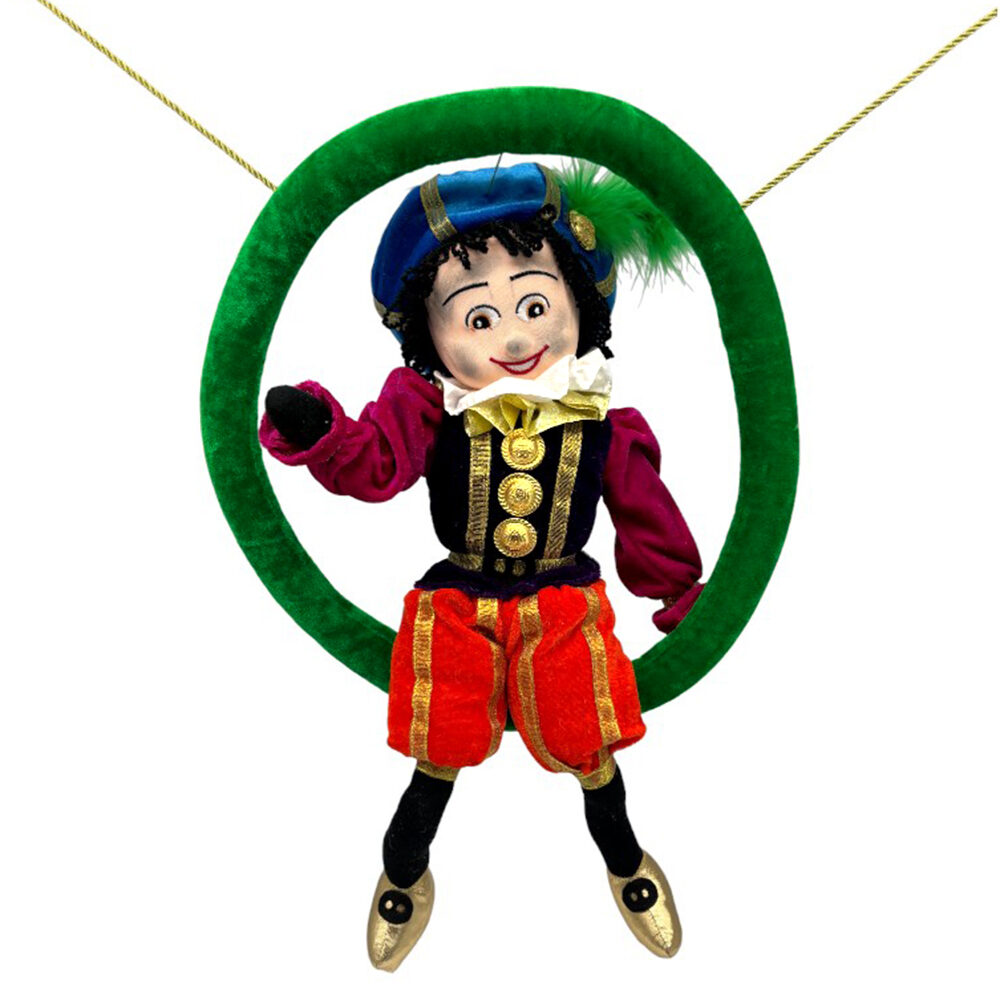 X1PC PIET EN CERCLE VERT 49CM