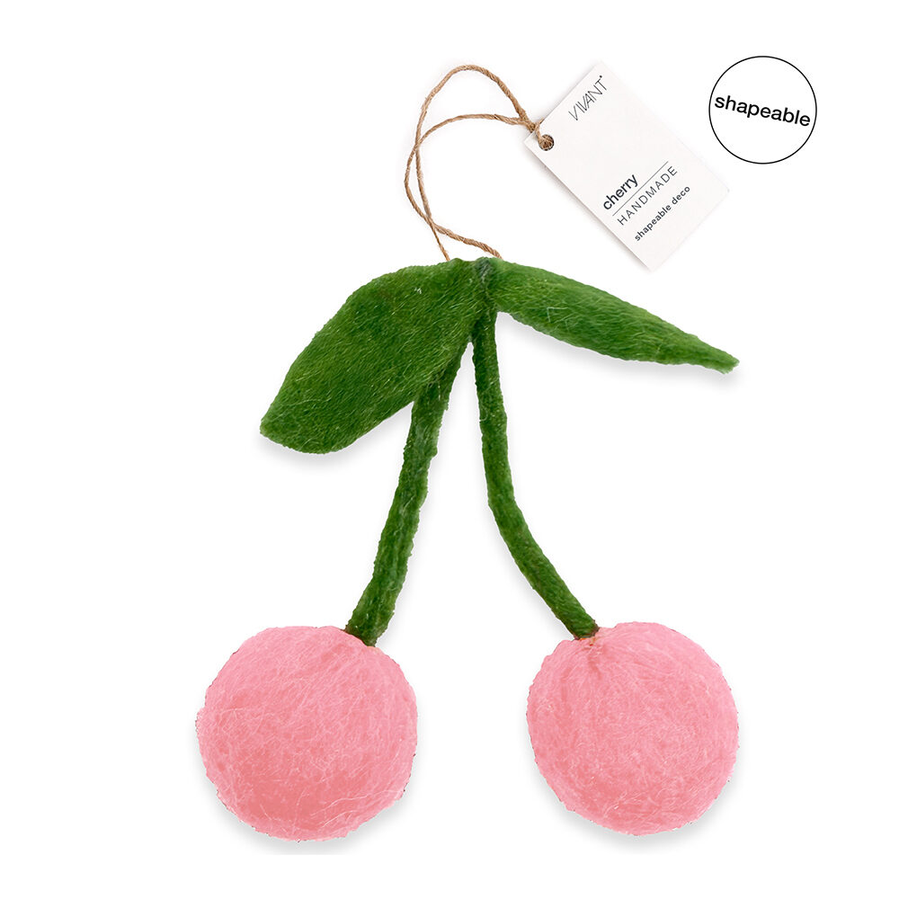 X1PC CHERRY PINK 9CM