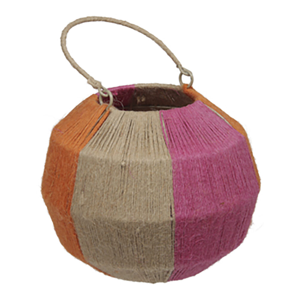 X1PC LANTERN ORANGE PINK 18CM
