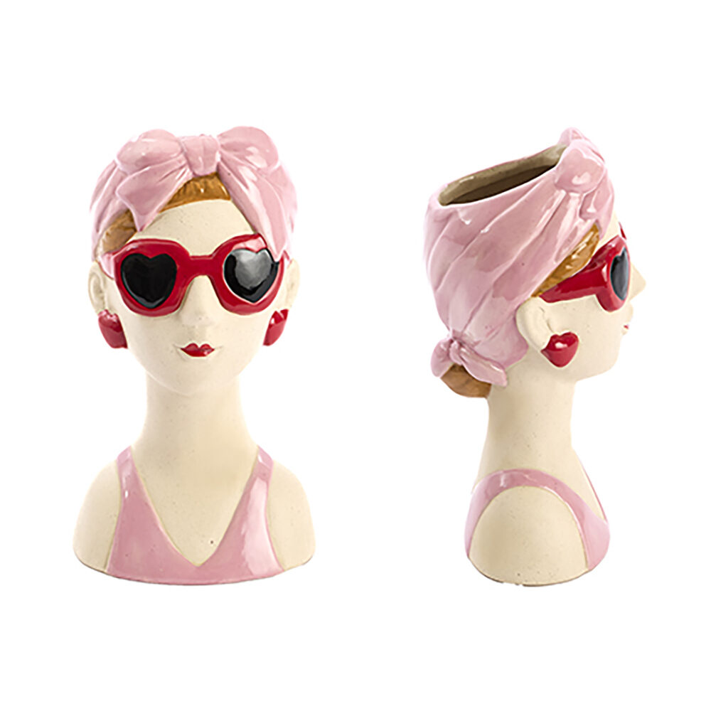 X1PC TETE JADE ROSE 24CM