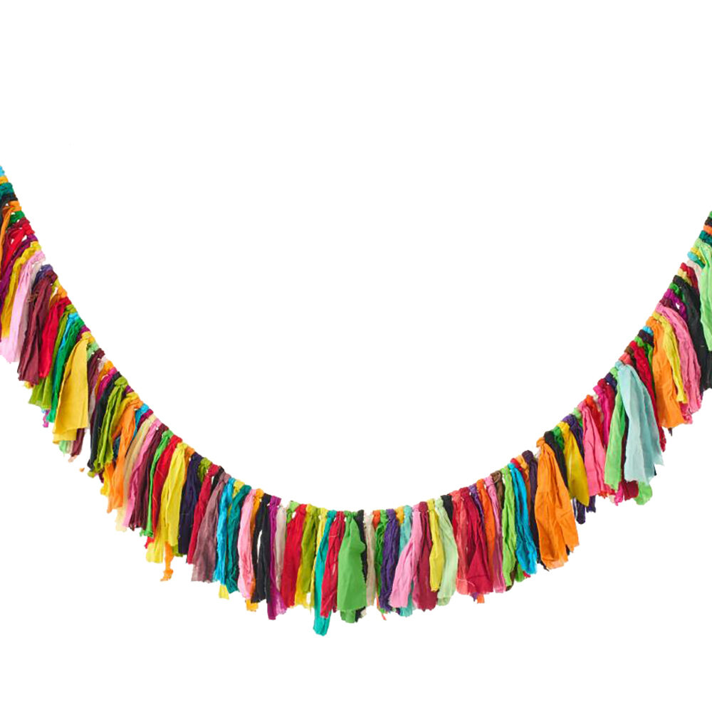 X1PC GUIRLANDE PIECES TISSU 200CM