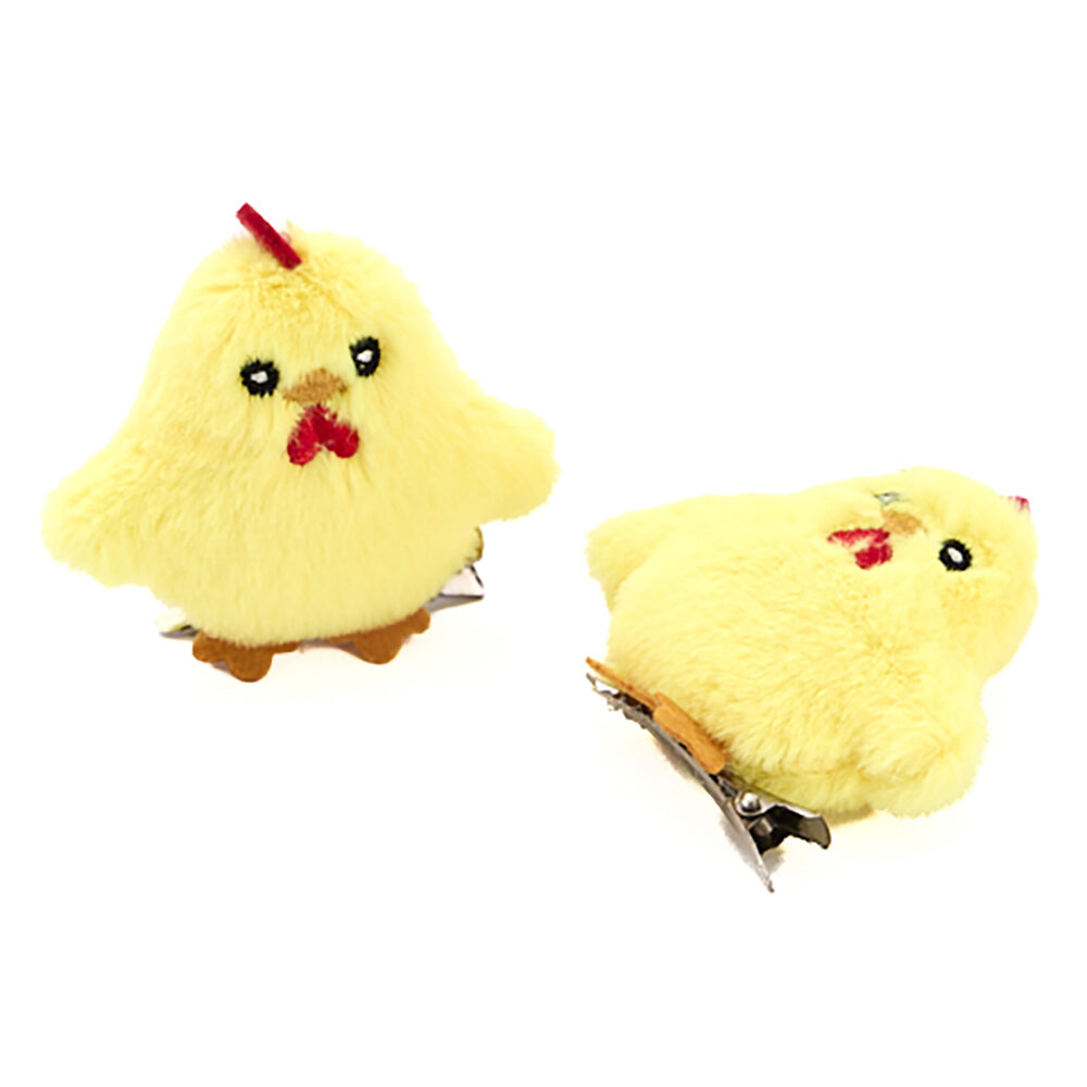 24xCLIP YELLOW PLUSH CHICKEN