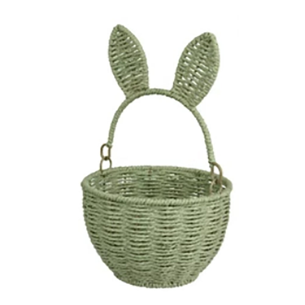 1xPANIER OREILLES DE LAPIN VERT