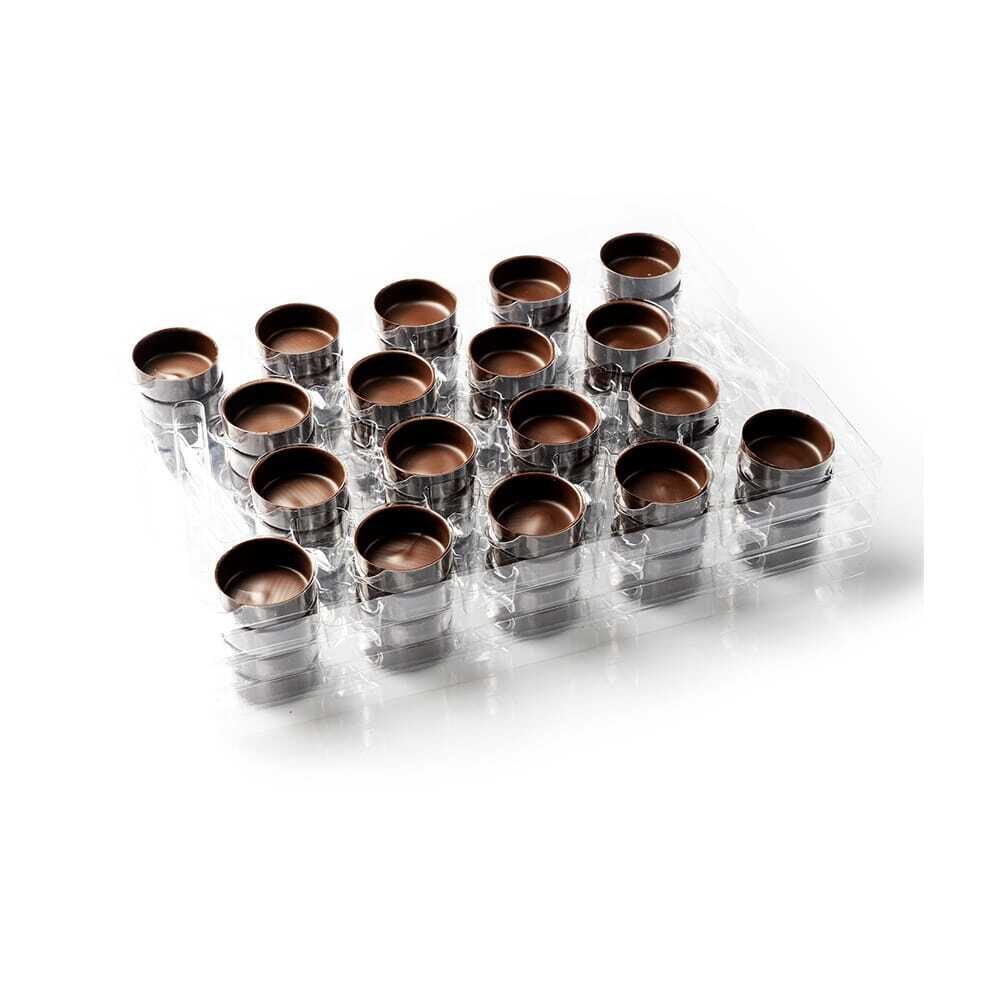 X72ST CHOCOLATE DECOR TARTELETTE CUP 5CM DOBLA