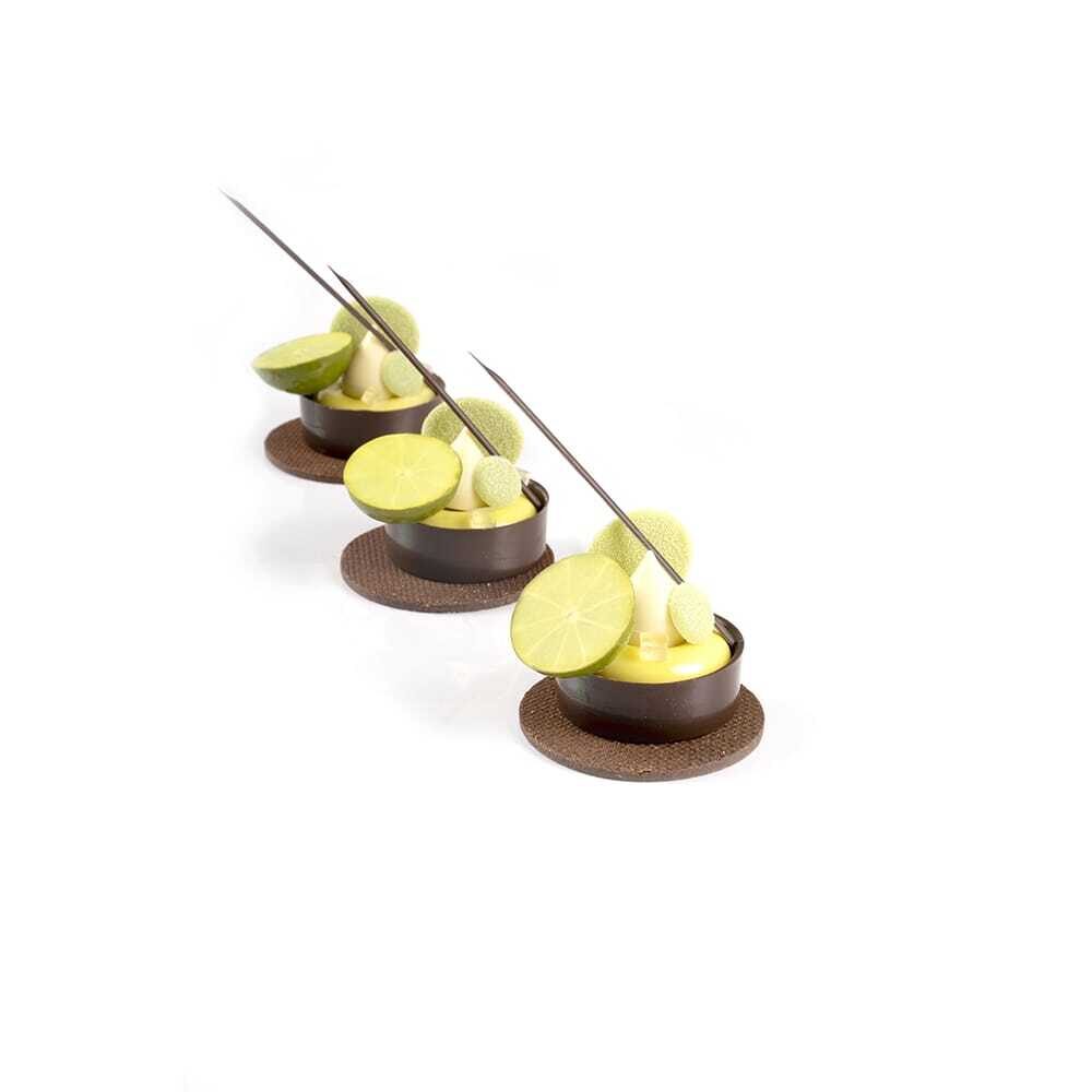 X72ST CHOCOLATE DECOR TARTELETTE CUP 5CM DOBLA